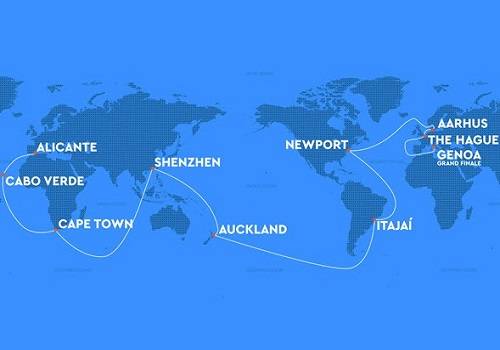 Организаторы кругосветной яхтенной гонки Ocean Race определили точный маршрут