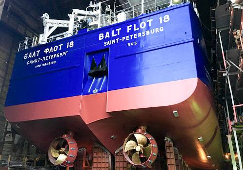 В Нижнем Новгороде спустили на воду третий танкер проекта RST27М