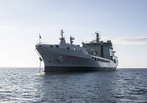Южная Корея построила очередной танкер для британских ВМС