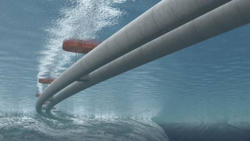 Норвегия планирует построить плавучий тоннель 