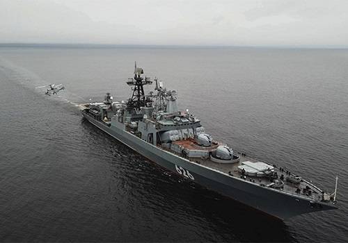 БПК 'Вице-адмирал Кулаков' искал подлодки в Средиземном море