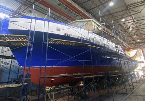 СК 'Р-Флот' завершает покраску головного судна проекта 3052