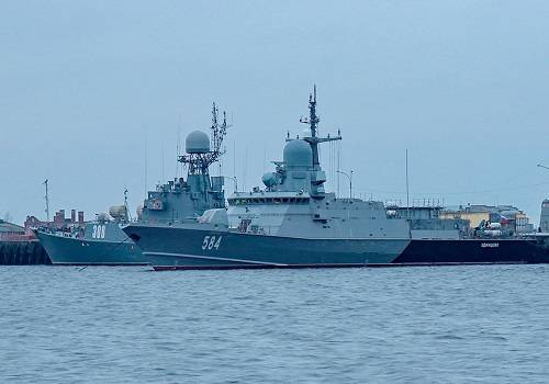 Новые МРК Балтийского флота провели электронные пуски 'Калибров'