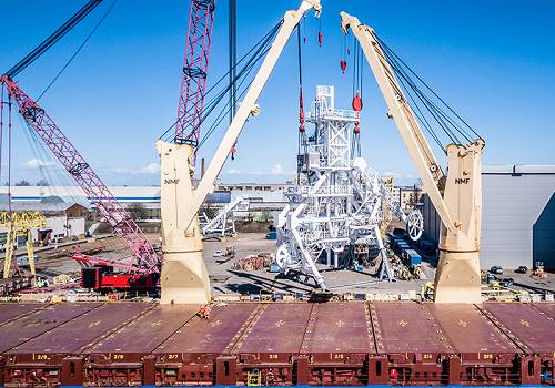 BLRT Grupp построила башню со спускоподъемным оборудованием для крупнейшего в мире судна для добычи алмазов
