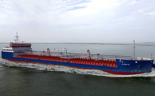 Китайская верфь Damen построила второй танкер по проекту 'Морского инженерного бюро'