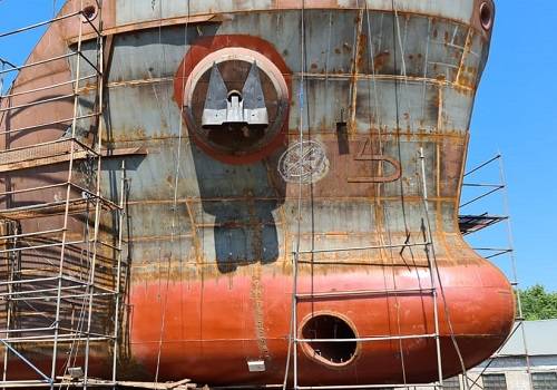На Окской судоверфи продолжается строительство грузопассажирского судна для Камчатки