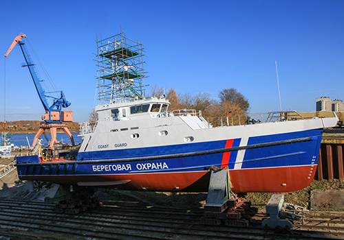 'Вымпел' спустил на воду пограничный катер для Чёрного моря