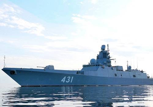 Экипаж фрегата 'Адмирал флота Касатонов' продолжает выполнять задачи в Средиземном море