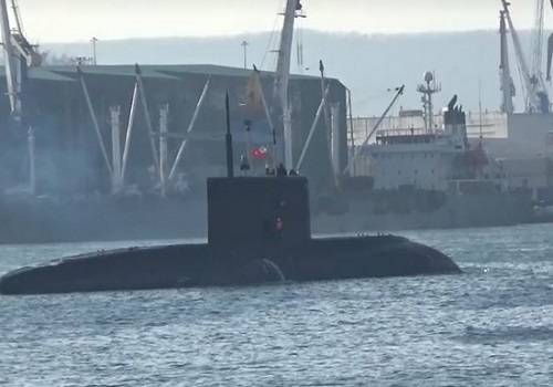 ДЭПЛ 'Петропавловск-Камчатский' выполнила ракетный пуск из подводного положения в Японском море