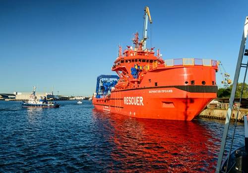 Контракт на строительство аварийно-спасательного судна проекта MPSV06M заключат с ПСЗ 'Янтарь'