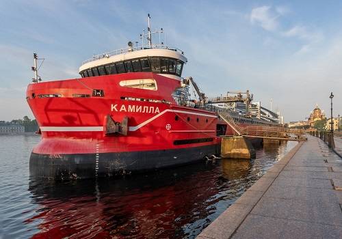 Петербург посетило головное судно проекта U-Type 'Камилла'