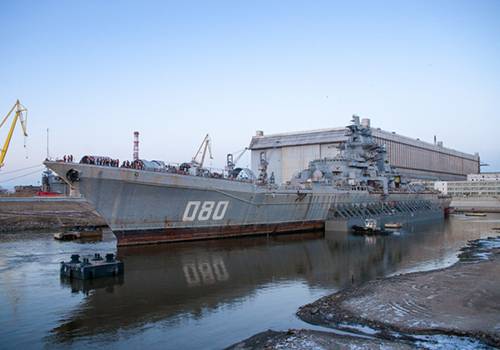 Модернизация атомного крейсера 'Адмирал Нахимов' завершится до 2022 года