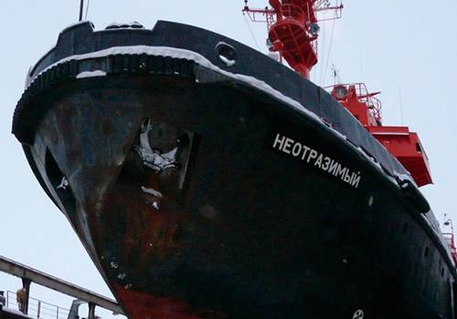 Морской спасательный буксир 'Неотразимый' пройдёт доковый ремонт