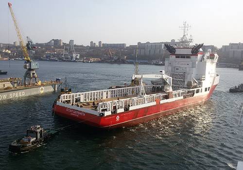 АСЗ отправил на ходовые испытания судно снабжения 'Остап Шеремета'