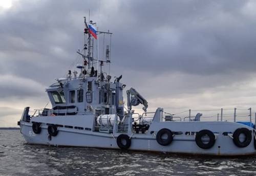 Балтийский флот получил новый рейдовый буксир