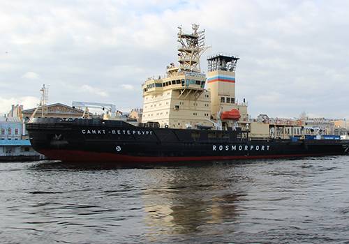 Ледокол 'Санкт-Петербург' пройдёт доковый ремонт