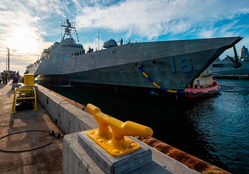Состав ВМС США пополнил боевой корабль прибрежной зоны USS Tulsa