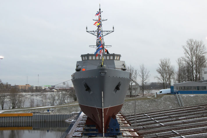 Главкому ВМФ доложили о ходе постройки композитных кораблей ПМО проекта 12700