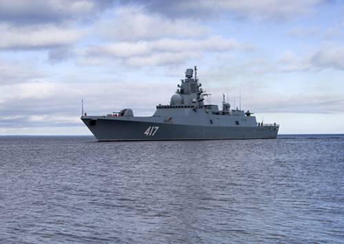 Экипаж фрегата 'Адмирал Горшков' начал курс боевой подготовки