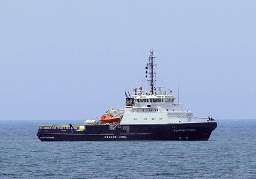 Спасательный буксир 'Капитан Гурьев' возвращается из Ирана на Черноморский флот