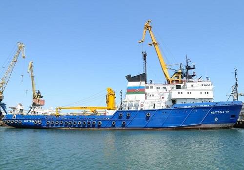 В Азербайджане произведен ремонт судна 'Нефтегаз-64'