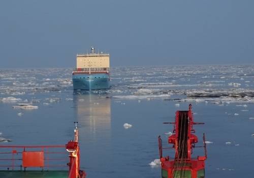 Белеет Maersk одинокий: ледокол '50 лет Победы' обеспечил проводку судна-контейнеровоза