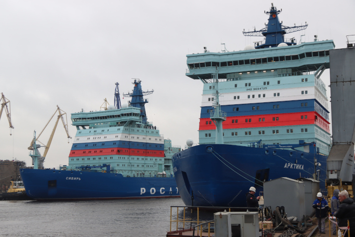 'Росатом' впервые выведет на маршруты Севморпути восемь атомных ледоколов