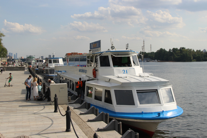 Число судов на Москве-реке увеличилось на 9%