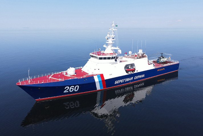 Зеленодольский завод передал заказчику пограничный корабль 'Анадырь'