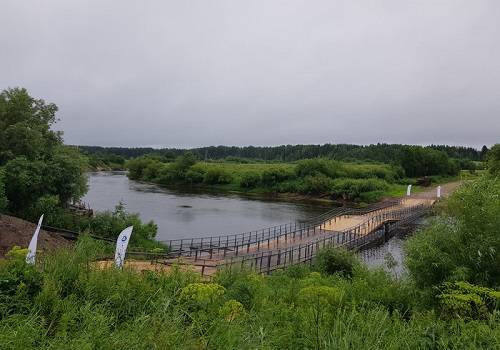 В Поморье введён в эксплуатацию первый в России полимерный мост