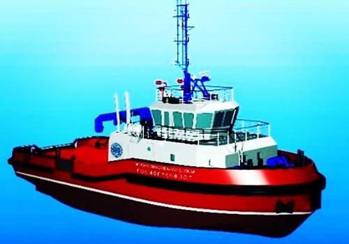 Ахтубинский СРЗ ведет строительство морского буксира для Морспасслужбы