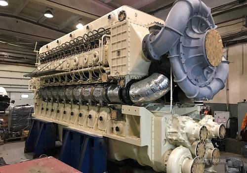 КМЗ завершил ремонт главного двигателя поисково-спасательного корабля