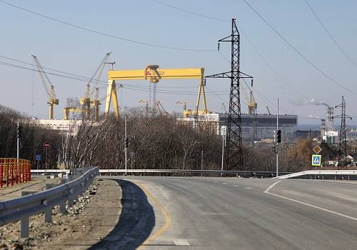 В Большом Камне завершено строительство моста к ССК 'Звезда'