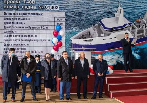 ООО 'Верфь братьев Нобель' заложило второе среднетоннажное рыболовное судно проекта Т40В