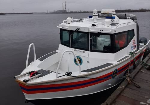 КМЗ спустил на воду катер РПК-640 для ГУ МЧС по Архангельской области