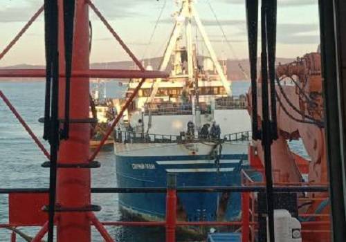 'Спасатель Кавдейкин' завершил буксировку траулера 'Северный океан' в порт Владивосток