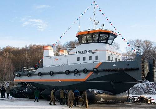 СК 'Р-Флот' спустил на воду головное судно проекта ТСК.395 'Юрий Попсуев'