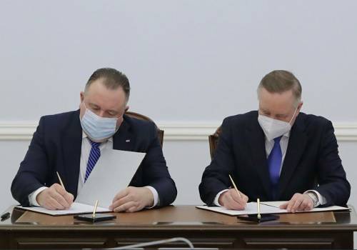 Рахманов и Беглов подписали соглашение о взаимодействии ОСК и Петербурга