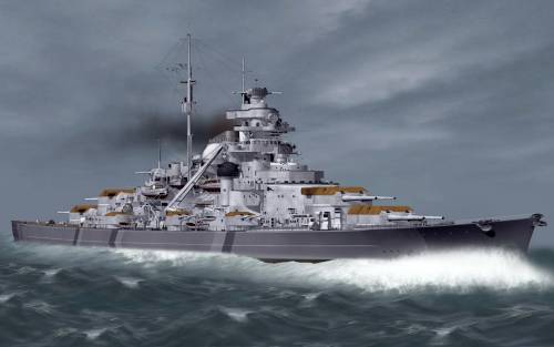 Постройка и характеристики немецкого суперлинкора Bismarck