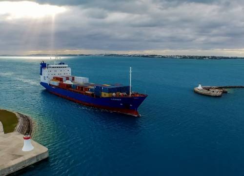 В Китае заложили киль 'самого передового судна' для Бермудских островов 
