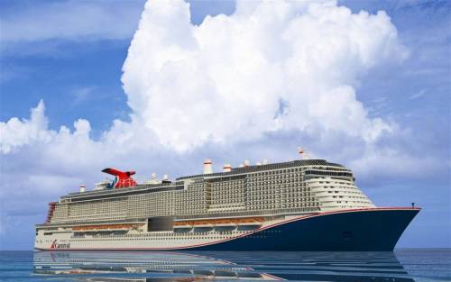 Carnival Cruise Line объявила название своего крупнейшего круизного судна