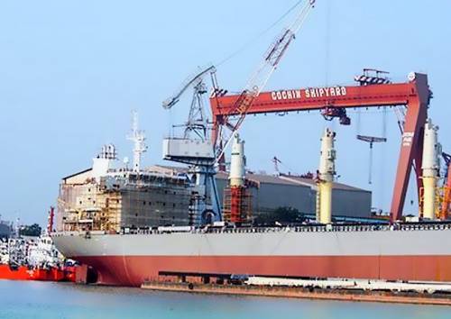 В Индии построят сухой док для крупнотоннажных судов и кораблей