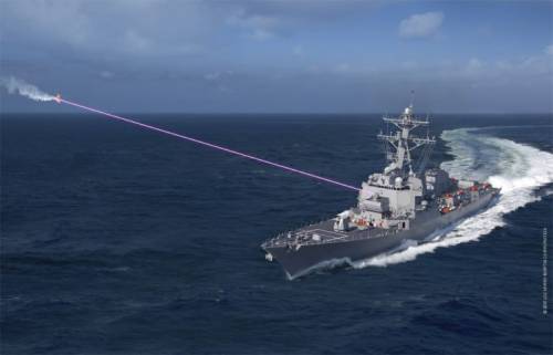Эсминцы США 'Арли Бёрк' планируют оснастить лазерным оружием к 2021 году