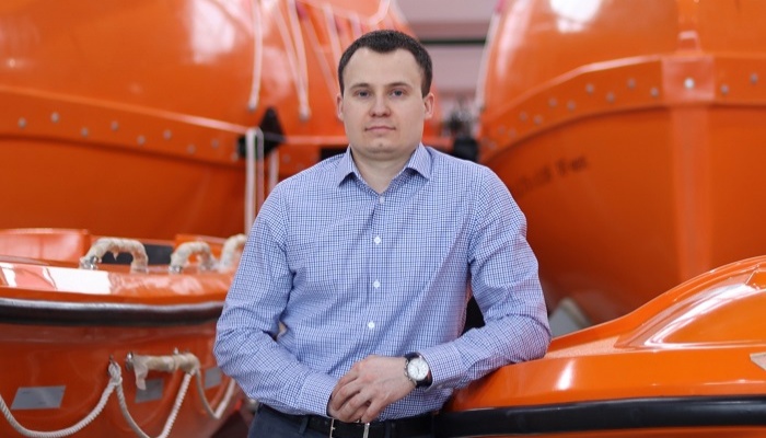 Руководитель компании 'Пелла-Фиорд' Андрей Егоров о новой спасательной шлюпке для Арктики