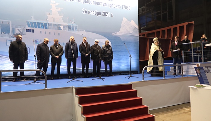 На Невском ССЗ заложили два научно-исследовательских судна для Росрыболовства