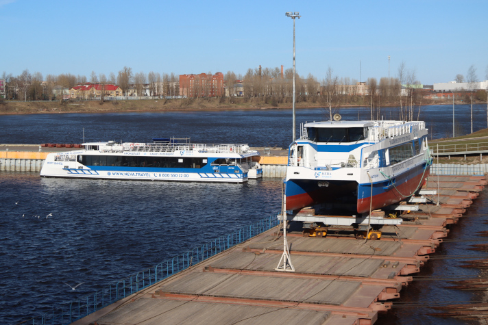 Средне-Невский судостроительный завод ОСК завершил постройку серии катамаранов для 'Невы Тревел'