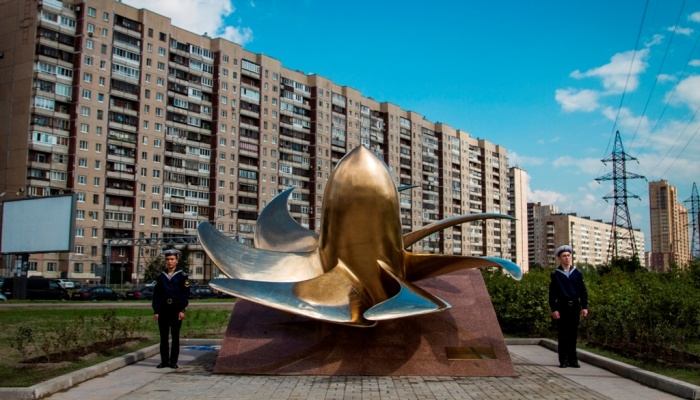 В Петербурге открыли памятник российскому флоту. Фоторепортаж