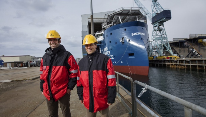 В Норвегии построили первое судно обслуживания ветряных электростанций