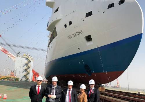 В Китае спустили на воду первое экспедиционное круизное судно класса Infinity