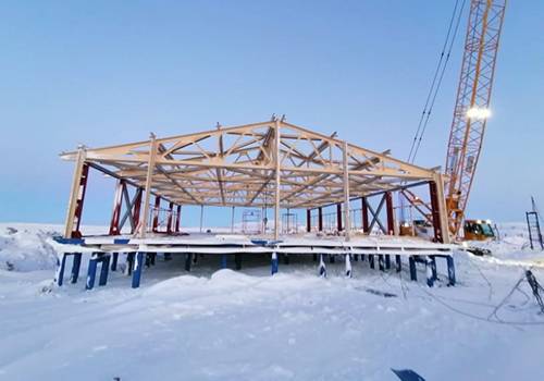 Специалисты 'Морспасслужбы' возобновили строительство паромно-пассажирского комплекса на Чукотке